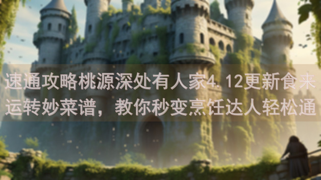 速通攻略桃源深处有人家4.12更新食来运转妙菜谱，教你秒变烹饪达人轻松通关！