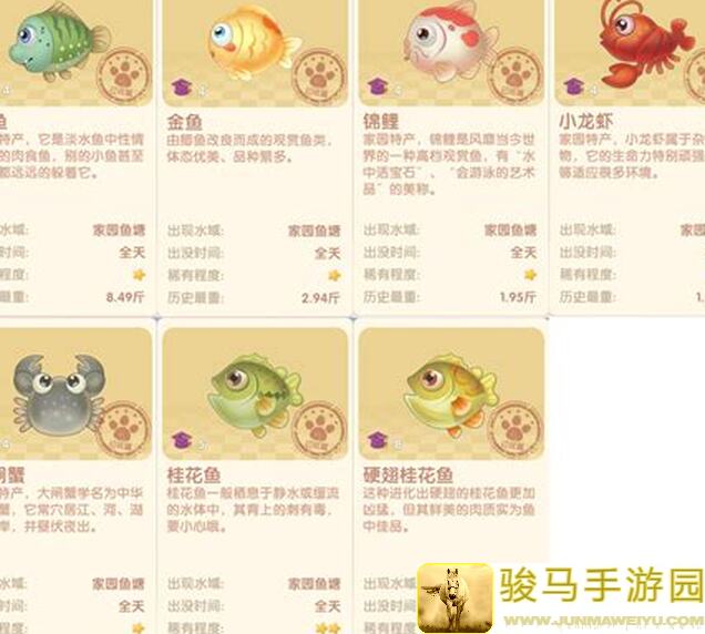 心动小镇钓鱼达人必看！鱼图鉴全解读，出没地点+时间攻略大揭秘