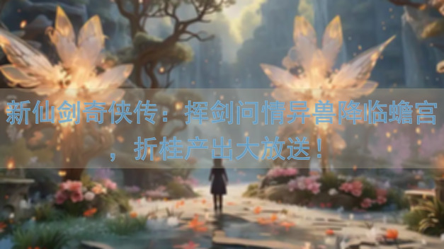 新仙剑奇侠传：挥剑问情异兽降临蟾宫，折桂产出大放送！
